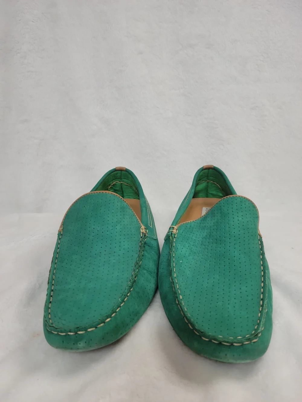 Steve Madden Green Suede Men’s Slip-On Loafers